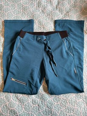 healing hands Teal Blue HH360 Medical scrub pants